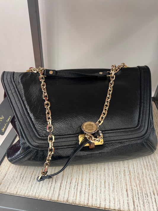 LANVIN SHOULDER BAG W GOLD CHAIN